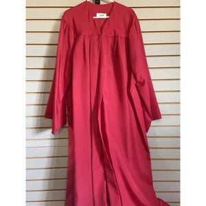 Josten's Red Graduation Gown 6' 01" - 6' 03"‎